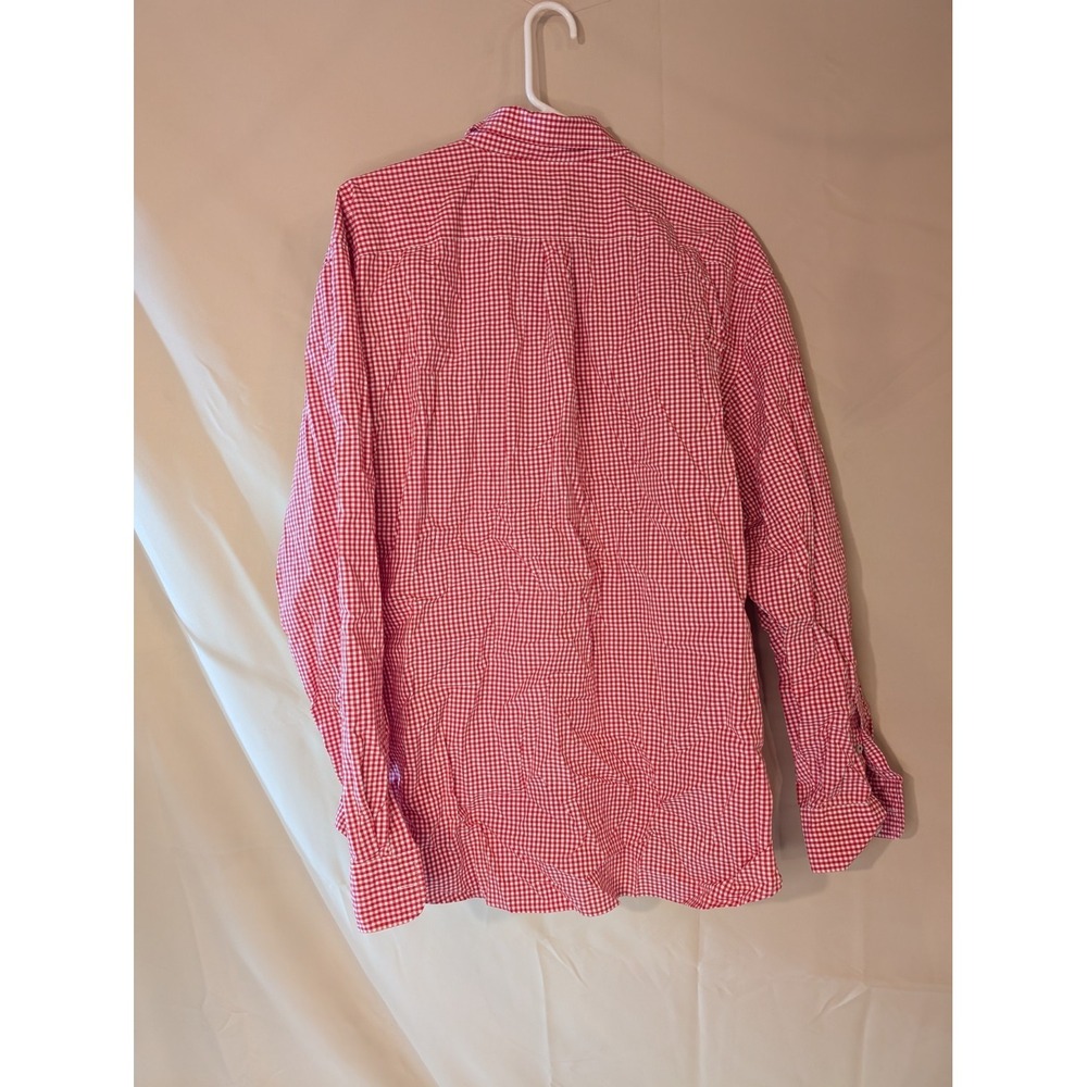 VINEYARD VINES Tucker Shirt Red Gingham XXL Button-Down Classic‎ Fit Cotton - Picture 2 of 3